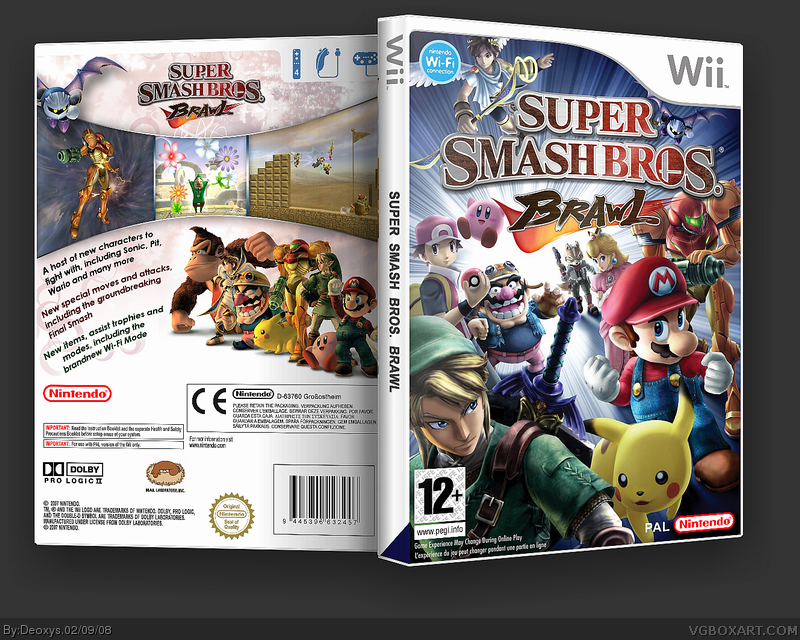 Smash bros rom. Smash Bros Wii. Super Smash Bros Wii. Super Smash Bros Brawl. Super Smash Bros. Brawl Cover.