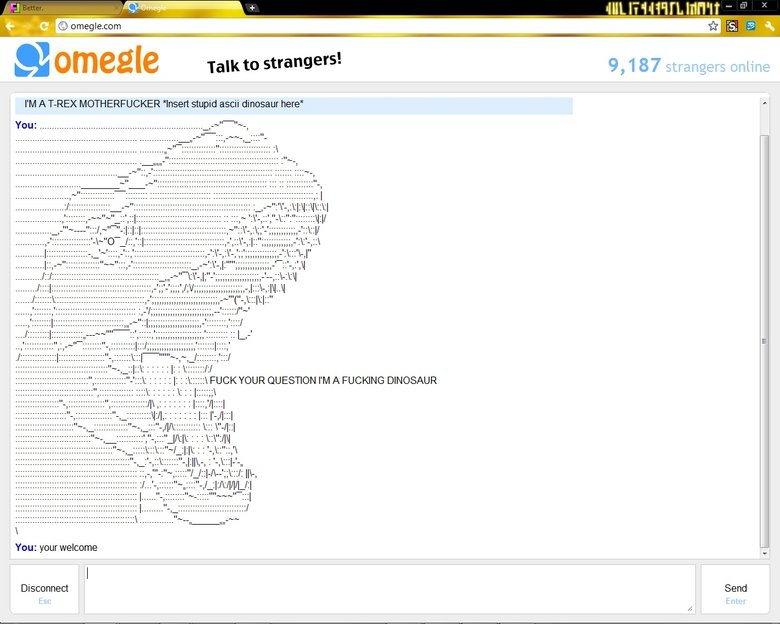 Moth Ascii ascii dinosaur